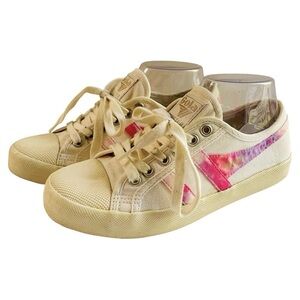 Gola x Madewell White and Pink Sneakers Size 7